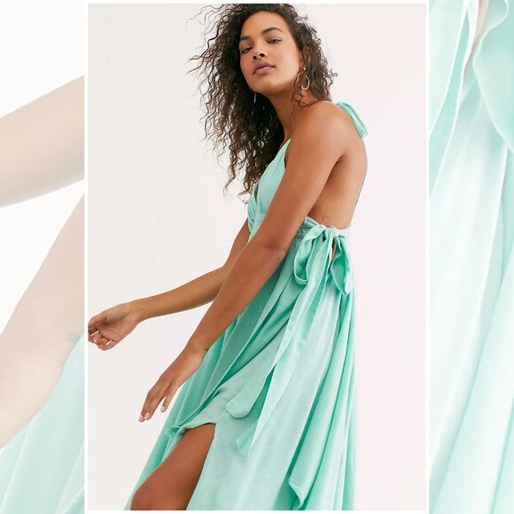 Free People RARE Tropical Heat Maxi Dress - Picture 2 of 12